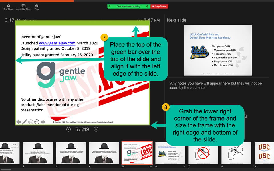 powerpoint presentation view on zoom